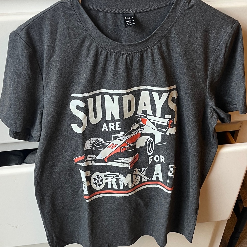 SHEIN Formula 1 Racing Tee
